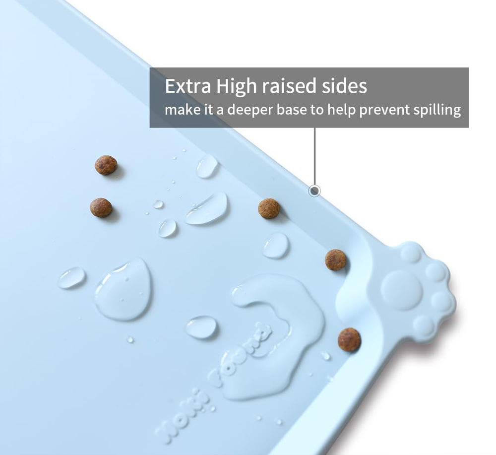 Tapis d’alimentation en silicone étanche Hoki Found Frost, facile à nettoyer.