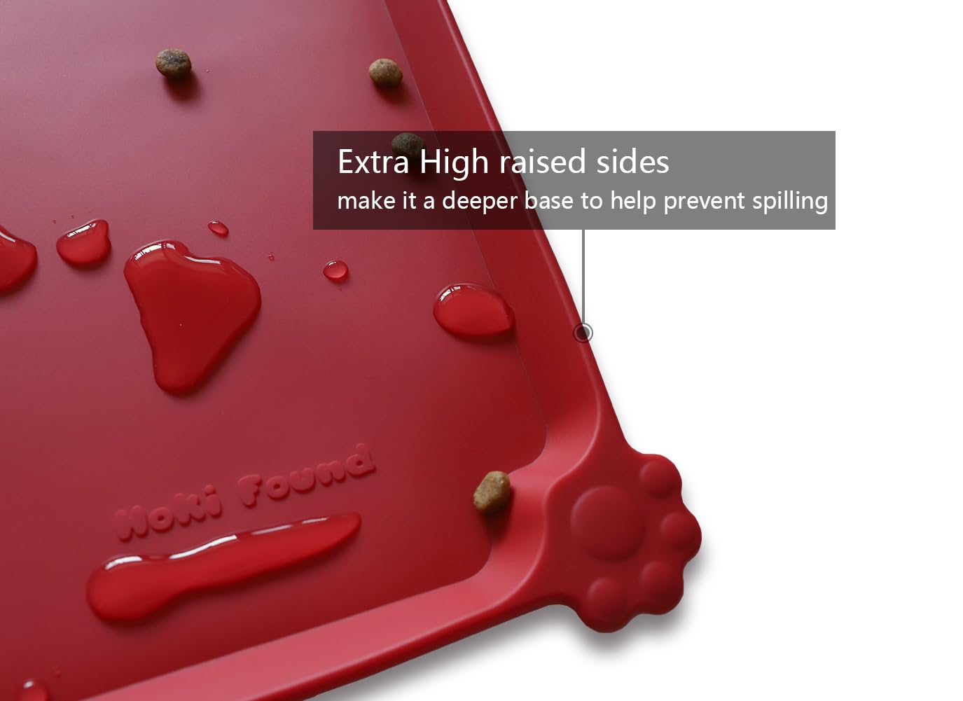 Tapis étanche Hoki Found pour chiens et chats, nettoyage facile.