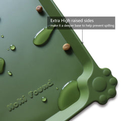 Tapis silicone Hoki Found étanche et facile à nettoyer après repas