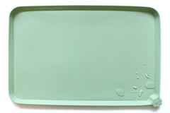 Tapis-repas en silicone Hoki Found antidérapant Jade, idéal pour éviter les déversements