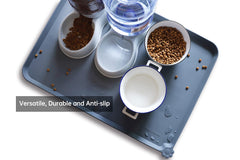 Utilisation polyvalente: tapis silicone durable pour domicile ou voyage Hoki Found.