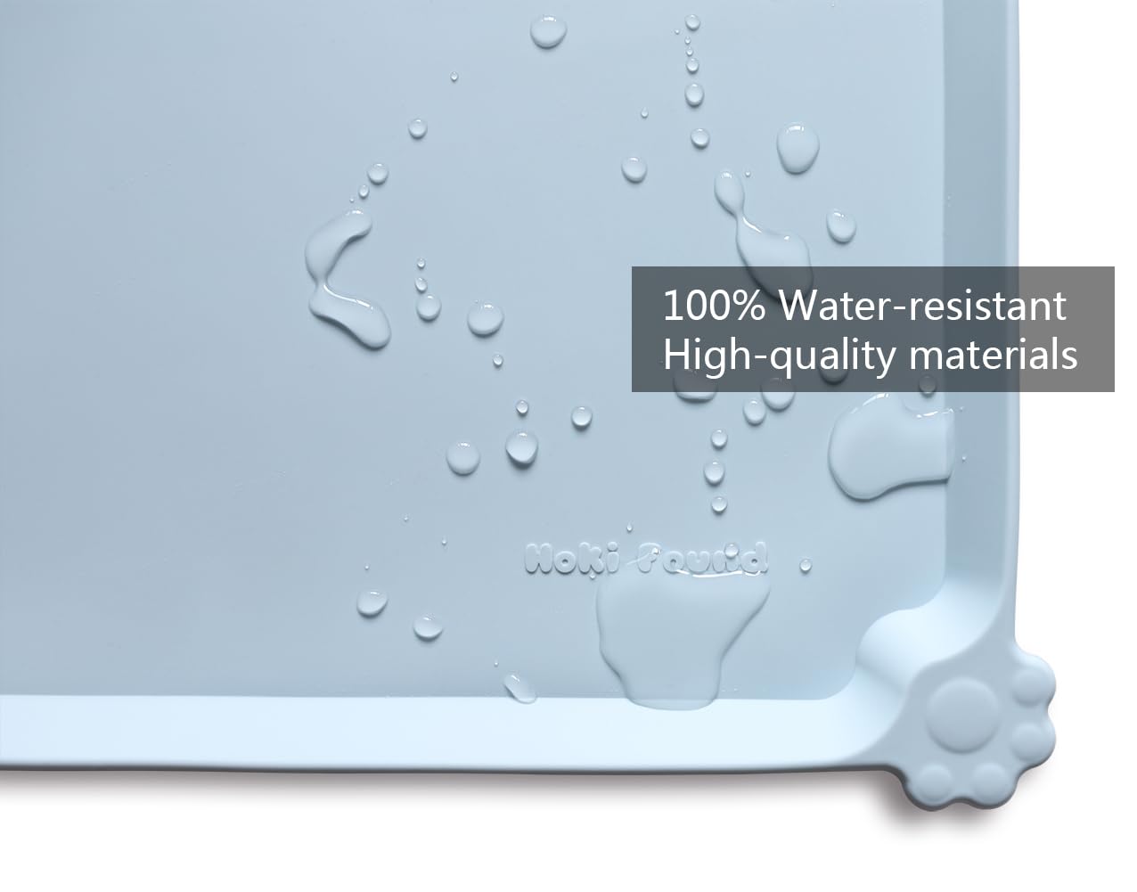 Tapis Hoki Found Frost avec bord relevé, protège le sol des éclaboussures.