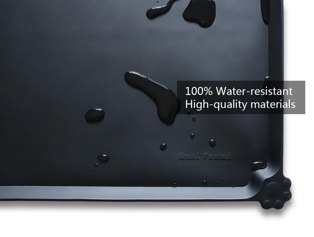 Facile à nettoyer: tapis silicone Hoki Found, résistant au lave-vaisselle.