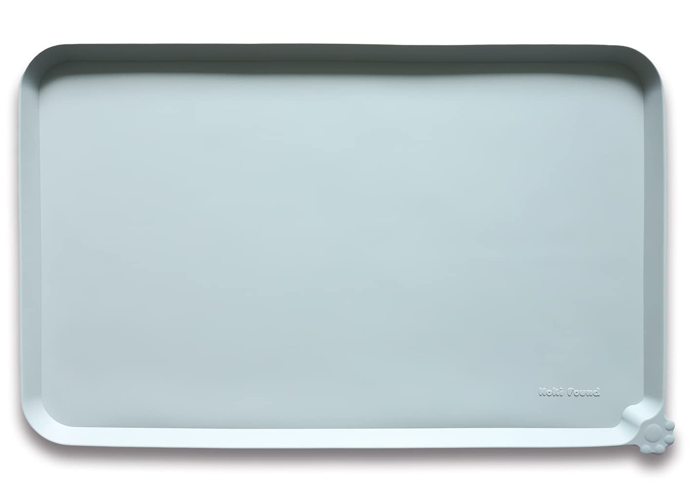 Tapis alimentaire en silicone Hoki Found, design navire de guerre, protège le sol des déversements.