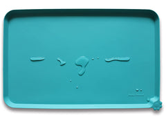Hoki Found tapis alimentation silicone anti-dérapant pour chiens et chats, facile à nettoyer et résistant.