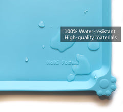 Tapis imperméable en silicone Hoki Found protège les sols des éclaboussures.