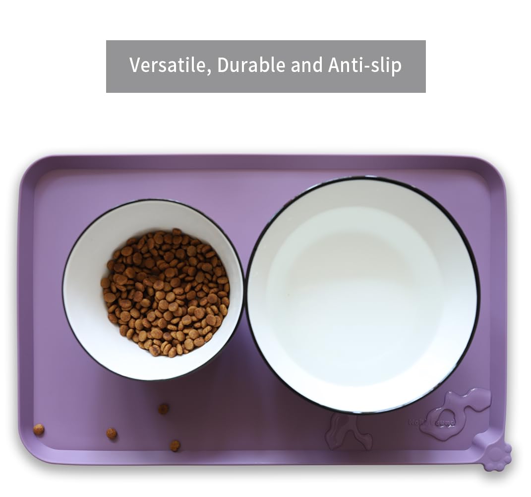 Hoki Found tapis-nourriture-silicone-antiderapant, offre une stabilité lors des repas.