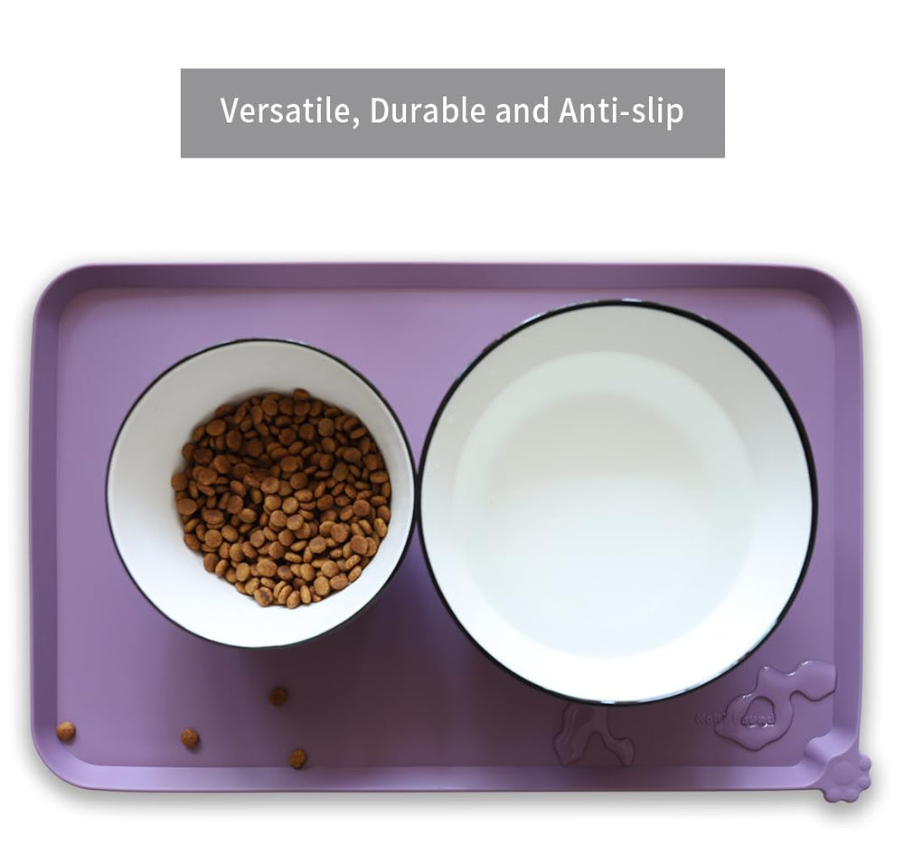 Hoki Found tapis-nourriture-silicone-antiderapant, offre une stabilité lors des repas.