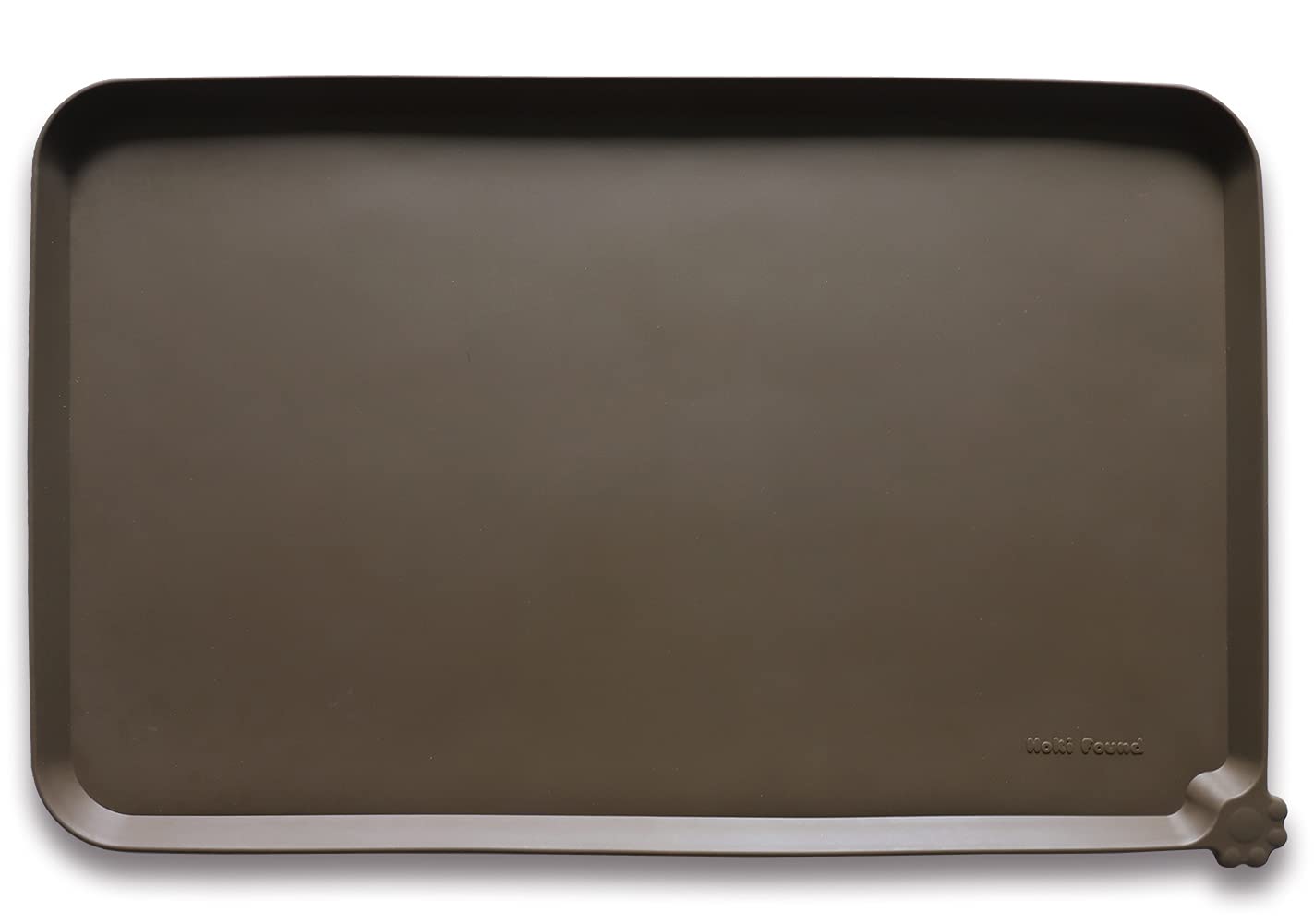 Tapis silicone Hoki Found pour alimentation animale, protege le sol des deversements.