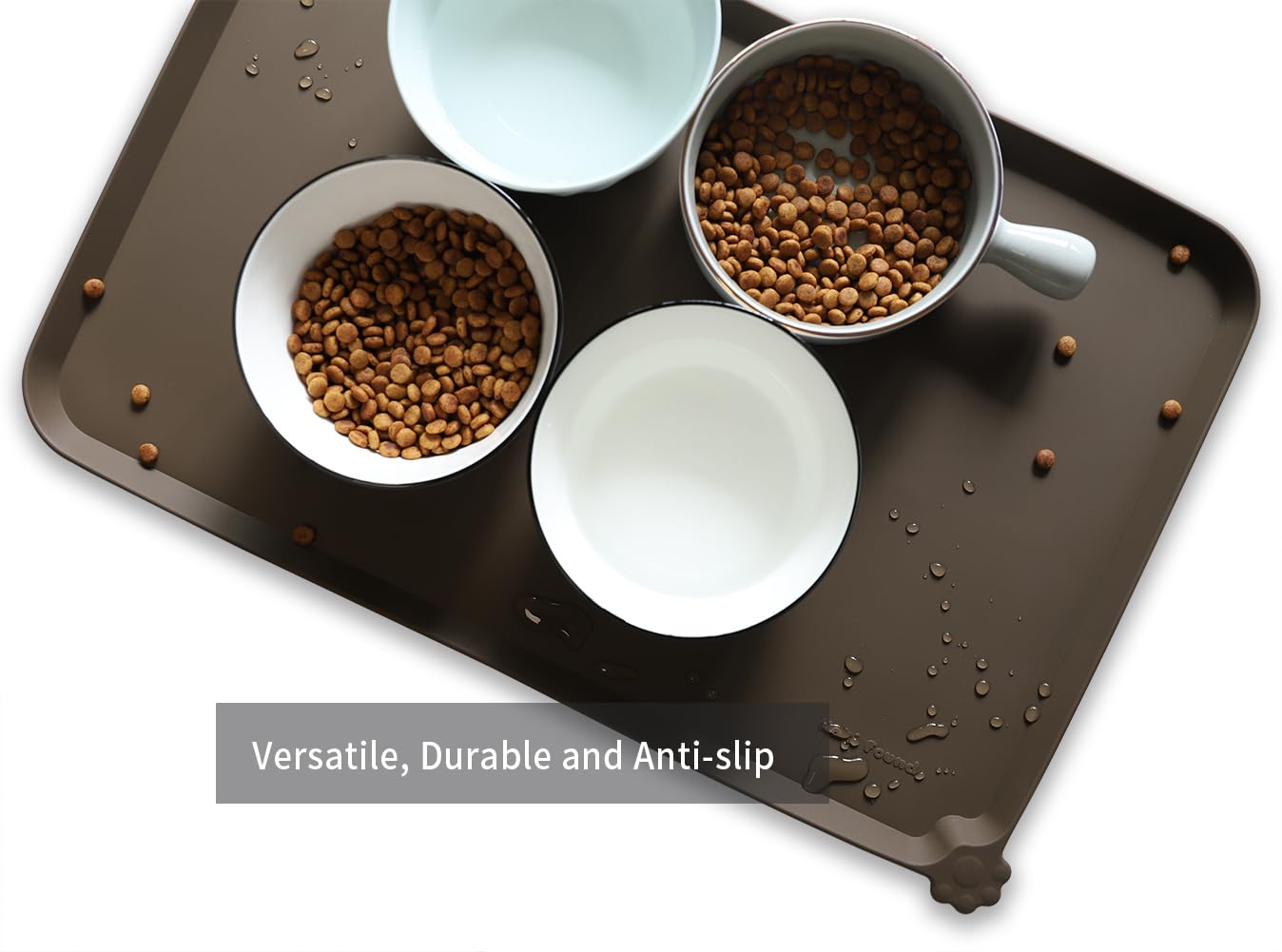 Nettoyage facile du tapis Hoki Found, compatible lave-vaisselle et lavage rapide.