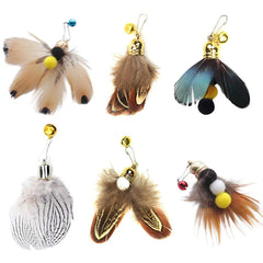 Hokoad recharges chat plumes insectes, stimule le jeu et l’exercice.