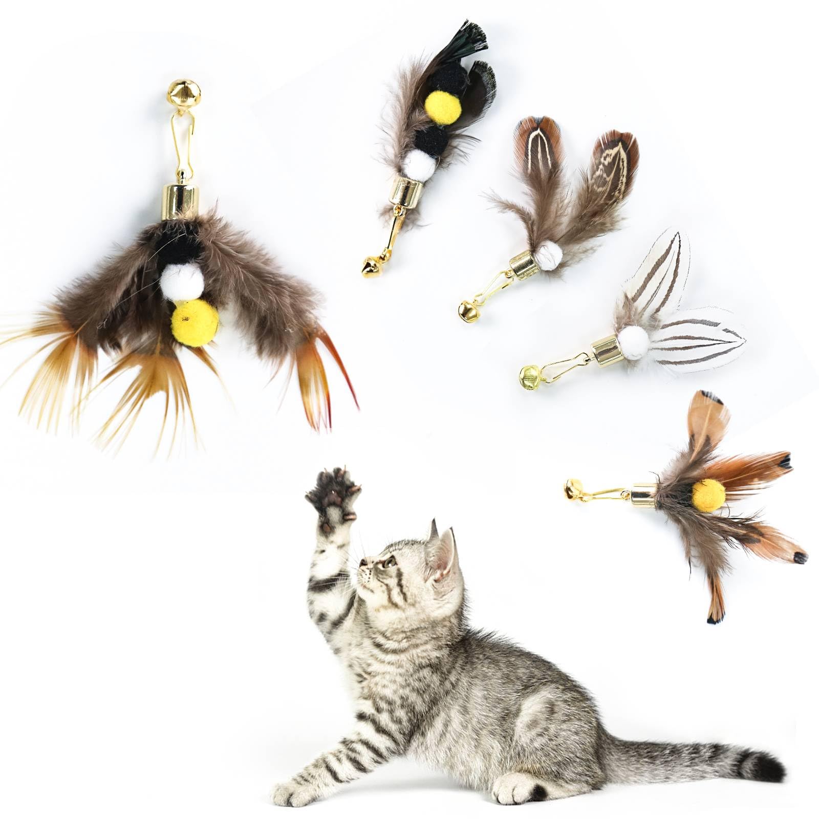 Stimule l’instinct de chasse et l’exercice chez le chat Hokoad.