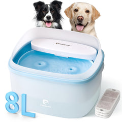 HOLAPAW fontaine eau-chien-grand-capacite-8l – grande capacité adaptée aux chiens.