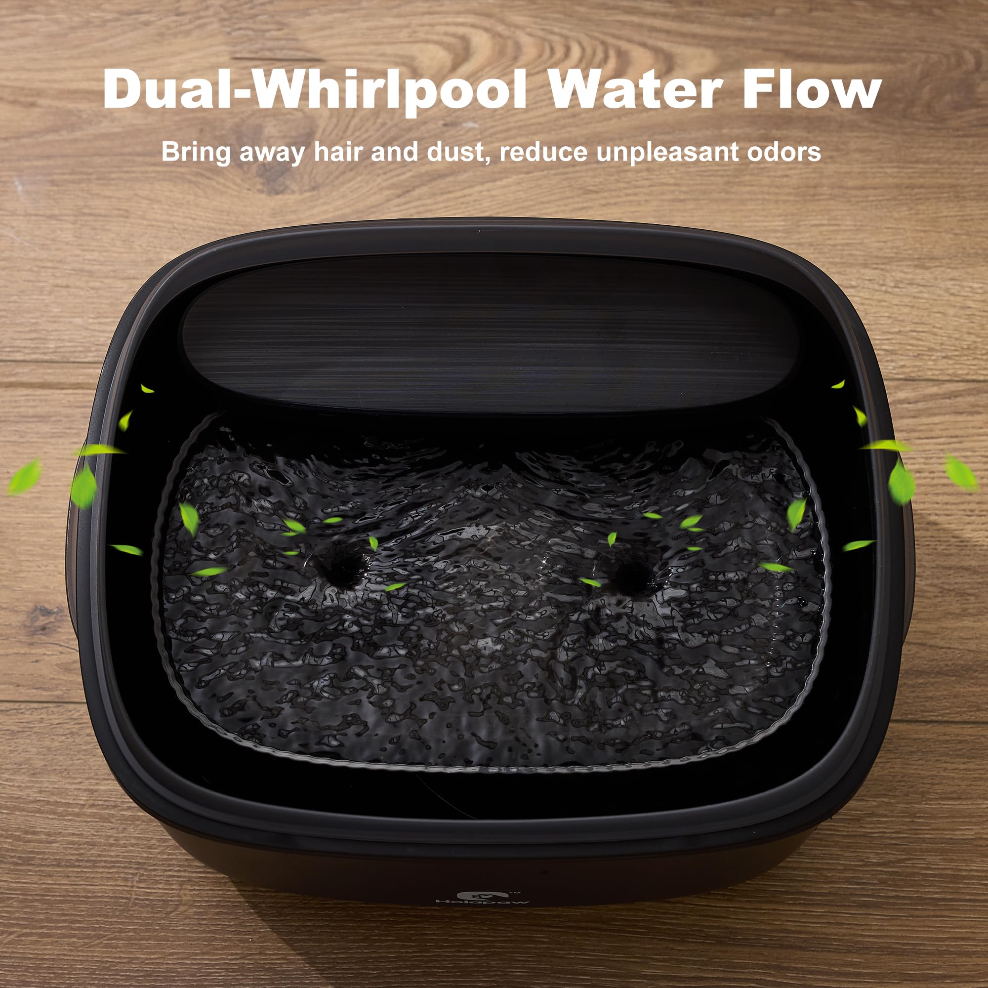 HOLAPAW fontaine-eau-filtration-quatre-couches : filtration robuste pour eau plus propre.