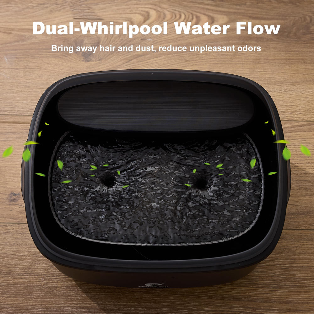 HOLAPAW fontaine-eau-filtration-quatre-couches : filtration robuste pour eau plus propre.