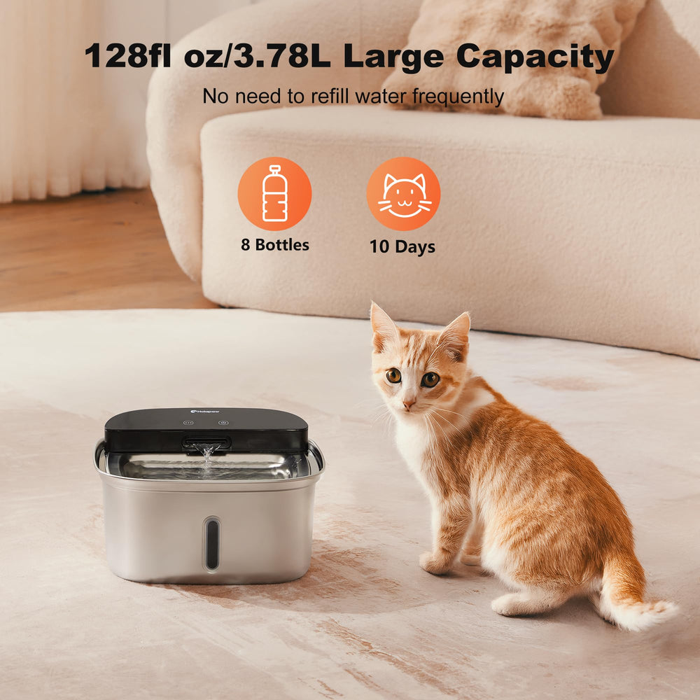 HOLAPAW fontaine-moteur ultra-silencieux assure un fonctionnement discret et apaisant.