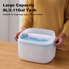 HOLAPAW niveau-eau-visible-8l – surveillez facilement le niveau sans interruption.