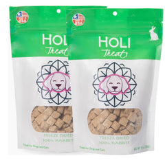 Friandises HOLI lapin seche emballage, snack pur idéal pour recompense lors d'entrainement
