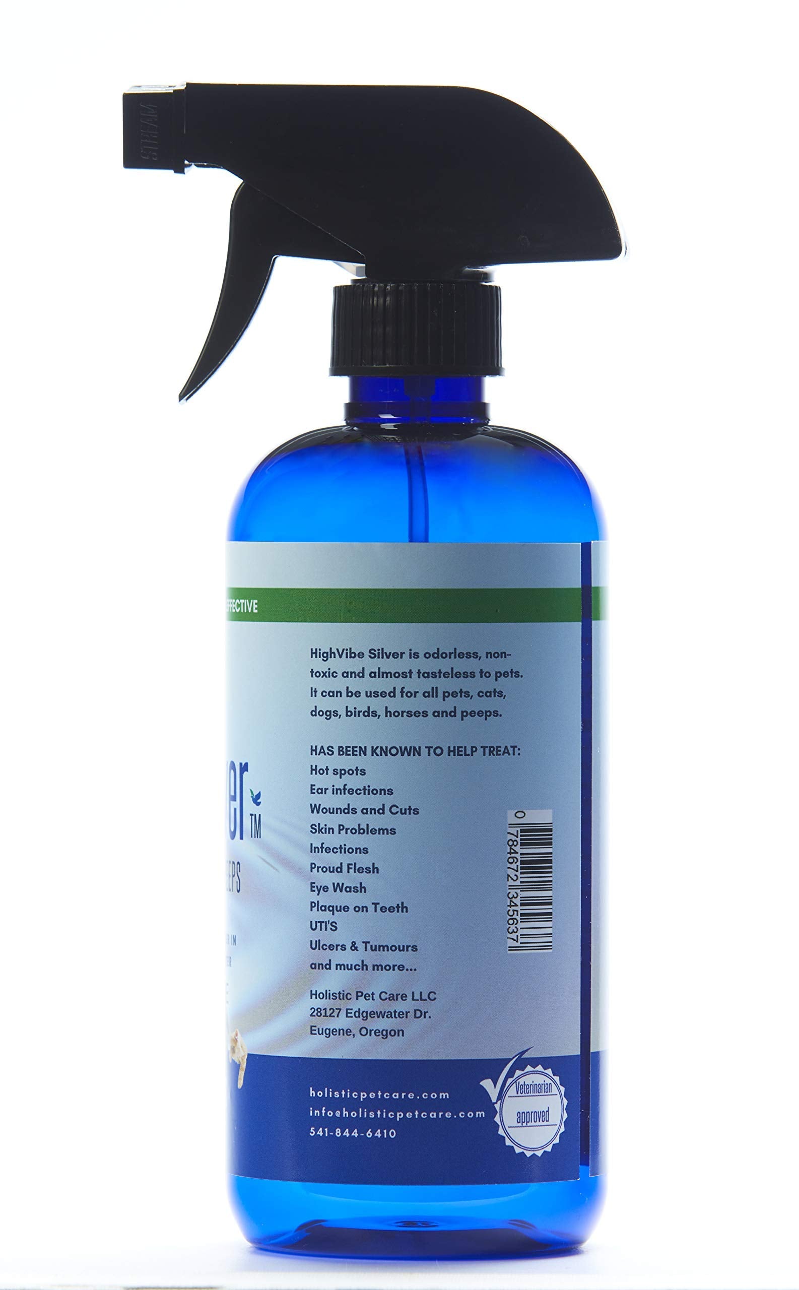 HOLISTIC PET CARE Colloidal Silver, utilisation pour chiens, chats et autres animaux divers.
