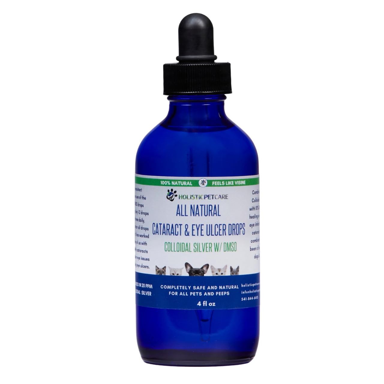 Holistic Pet Care solution naturelle pour infections et irritations oculaires