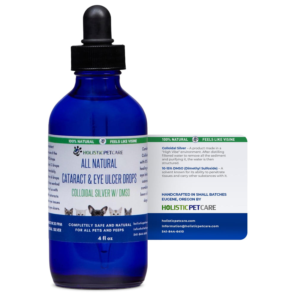 Holistic Pet Care utilisation quotidienne de gouttes pour yeux