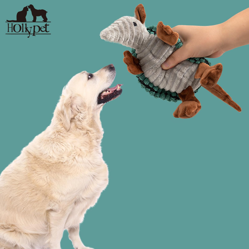 Hollypet Armadillo doudou jeu de lancer, renforcer le lien avec le chiot