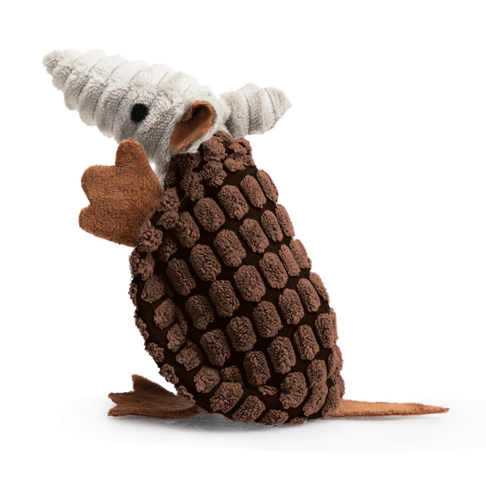 Jouet Hollypet Armadillo peluche 6 po brun pour chiens