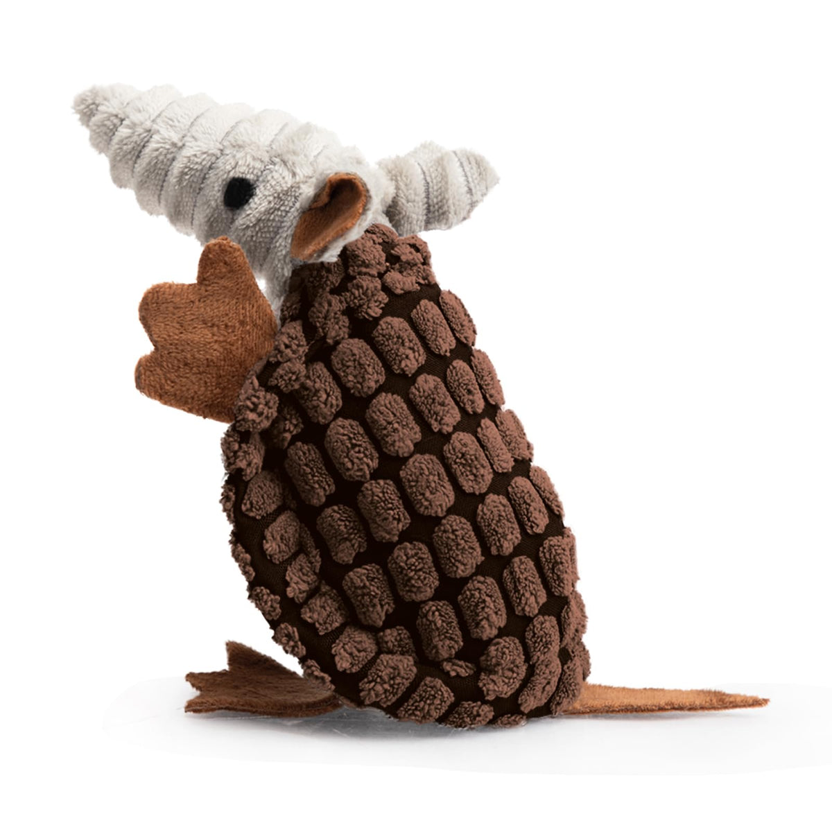 Jouet Hollypet Armadillo peluche 6 po brun pour chiens