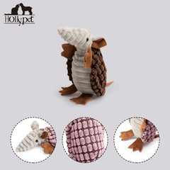 Surface texturée Hollypet Armadillo pour masser les gencives pendant le jeu