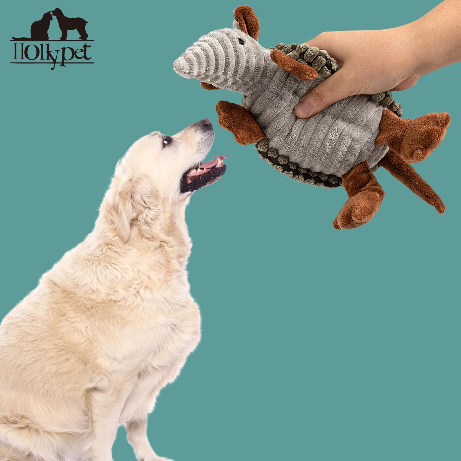 Hollypet Armadillo: convient à toutes les tailles de chien pour des jeux quotidiens
