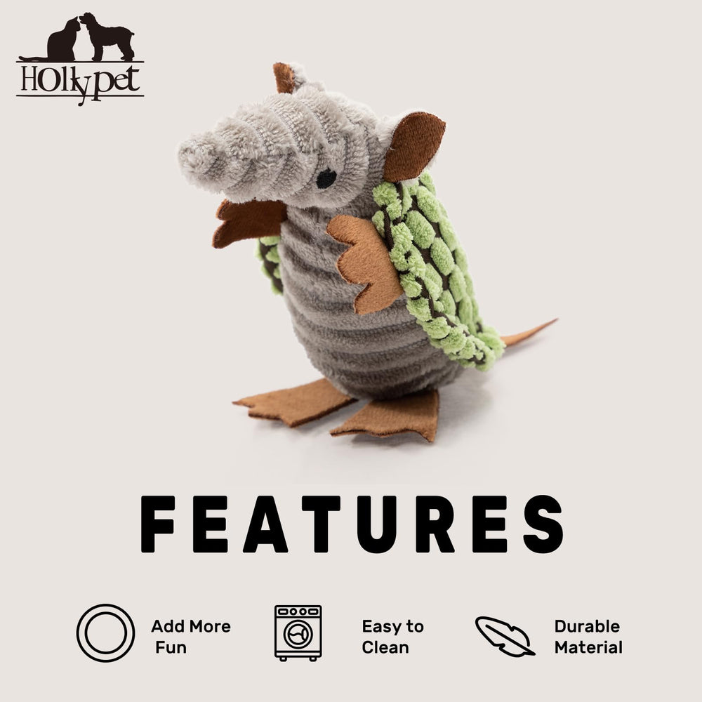 Hollypet Armadillo peluche, remplacement possible si endommage dans le mois.