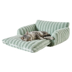 Hollypet canape chat confort mousse nidabeille, soutien musculaire