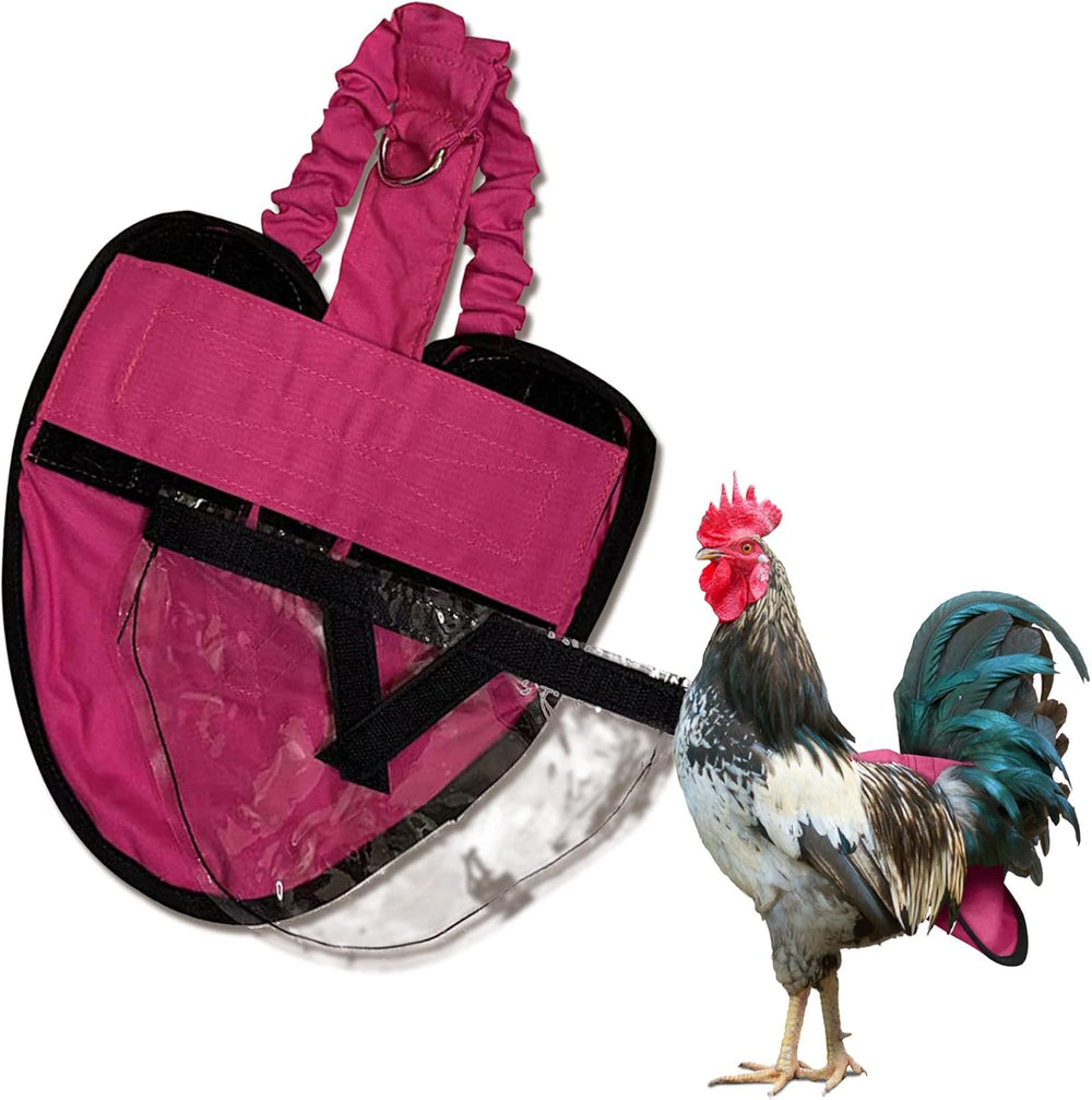 Holster couche poule enroulante rose pour plus de liberté.