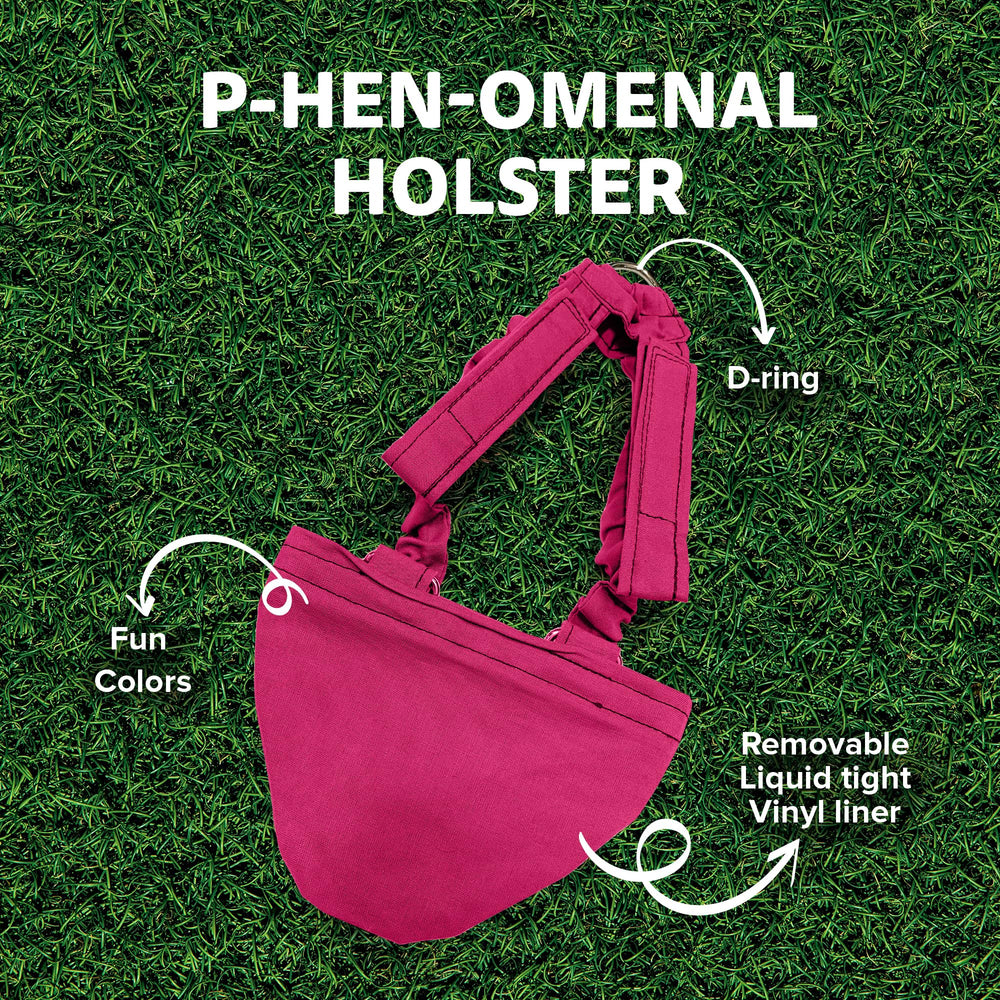 Holster couche-poules ajustable S/M pour port confortable.
