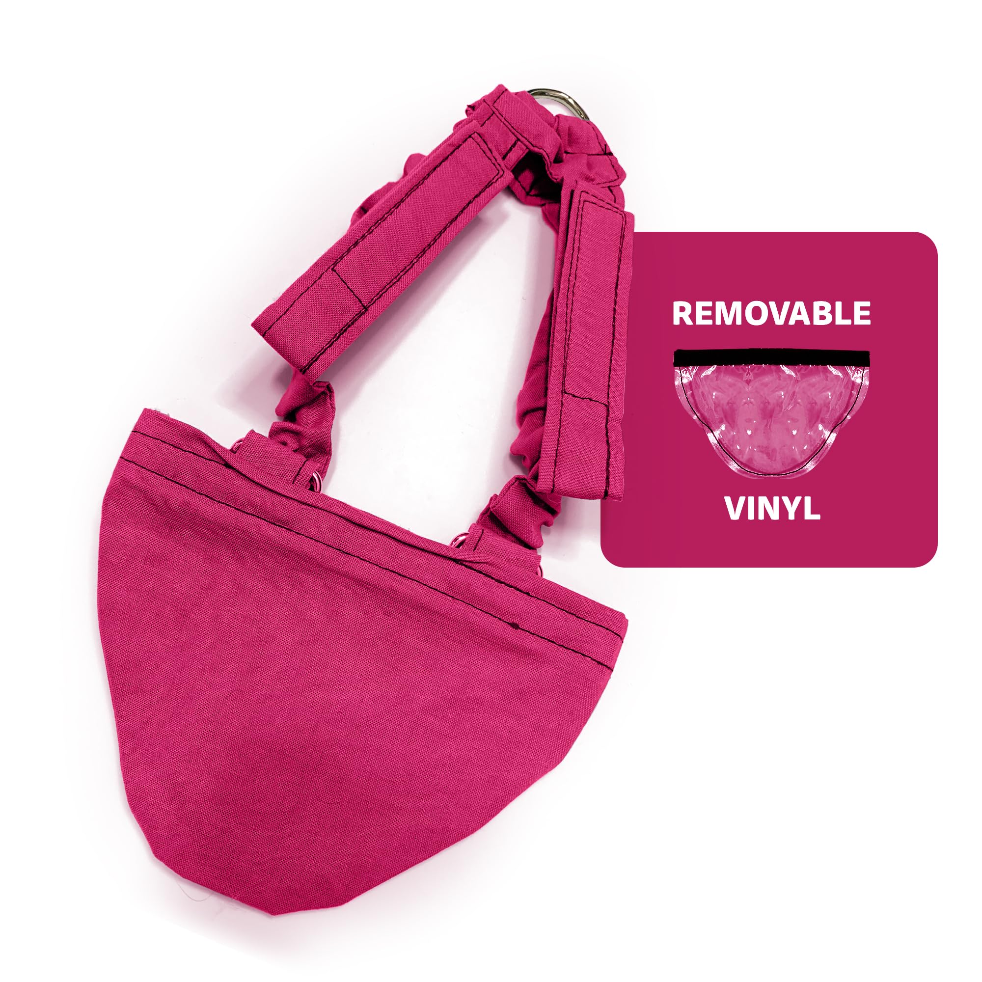 Holster design ergonomique pour poules, confort et style.