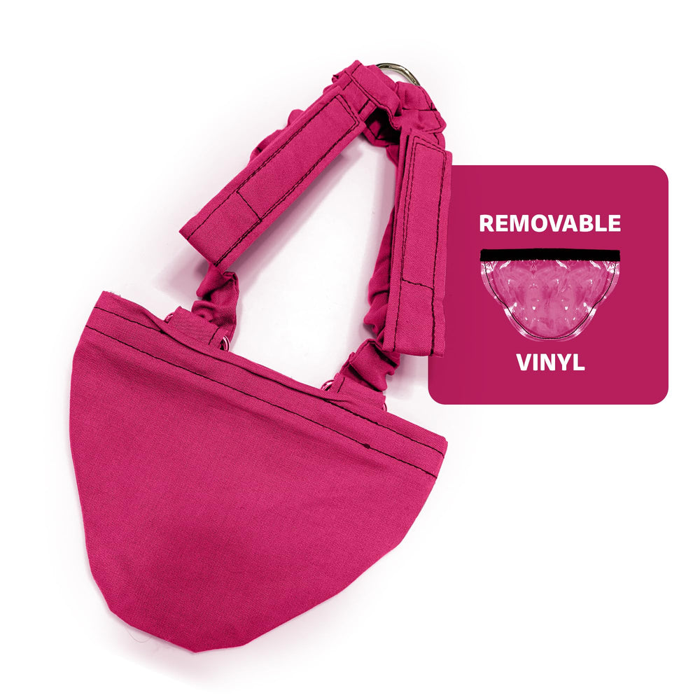 Holster design ergonomique pour poules, confort et style.