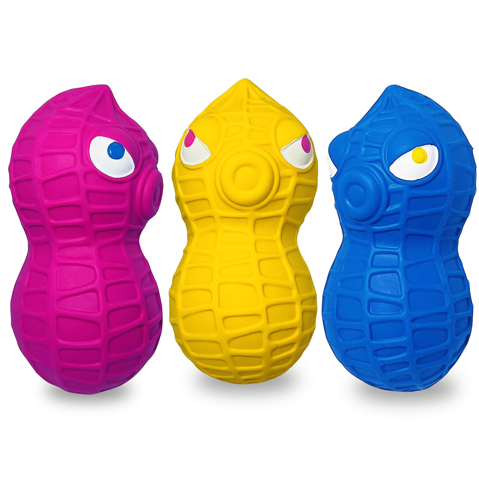 HOLYSTEED balle sifflet en latex naturel pour petits chiens, stimulation du jeu