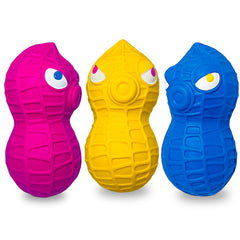 HOLYSTEED balle sifflet en latex naturel pour petits chiens, stimulation du jeu