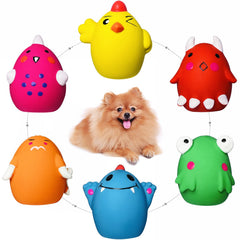 HOLYSTEED Boules couineuses pour petits chiens, stimulent le jeu et l’attention.