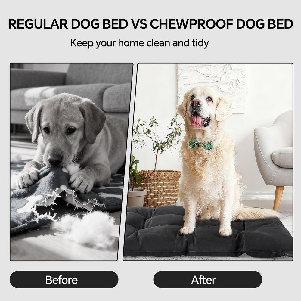 Lit chien HOMBYS offre confort doux et support même pour les chiens moyens à grands