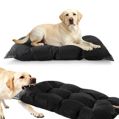 Lit chien HOMBYS incassable avec rivets métalliques offrant durabilité renforcée contre les mâchoires