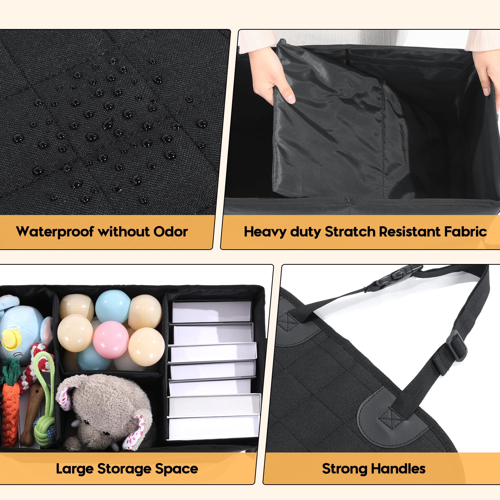 HOMBYS Matière imperméable: nettoyage facile après les trajets.