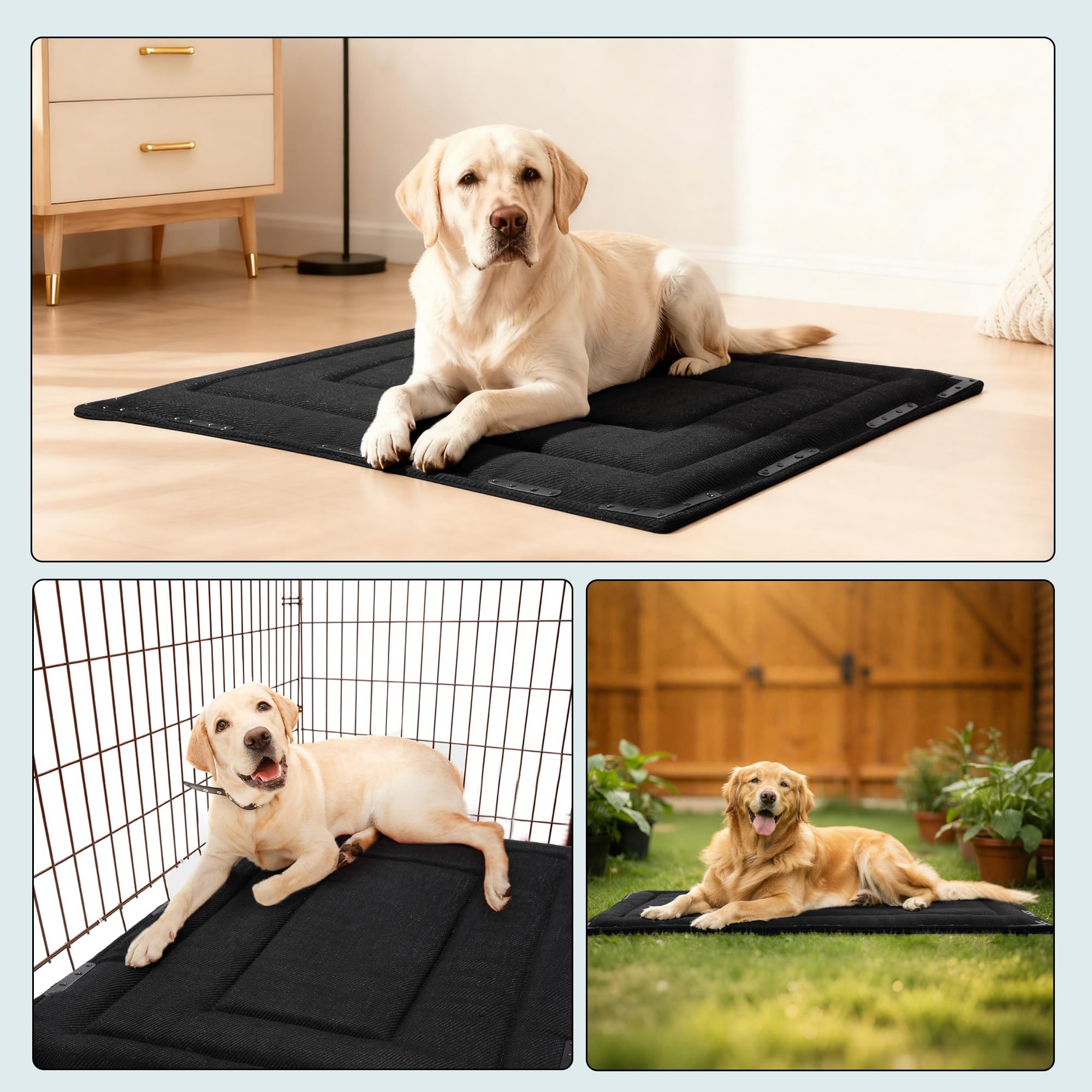 HOMBYS panier-chien usage polyvalent caisse-voiture-domicile.
