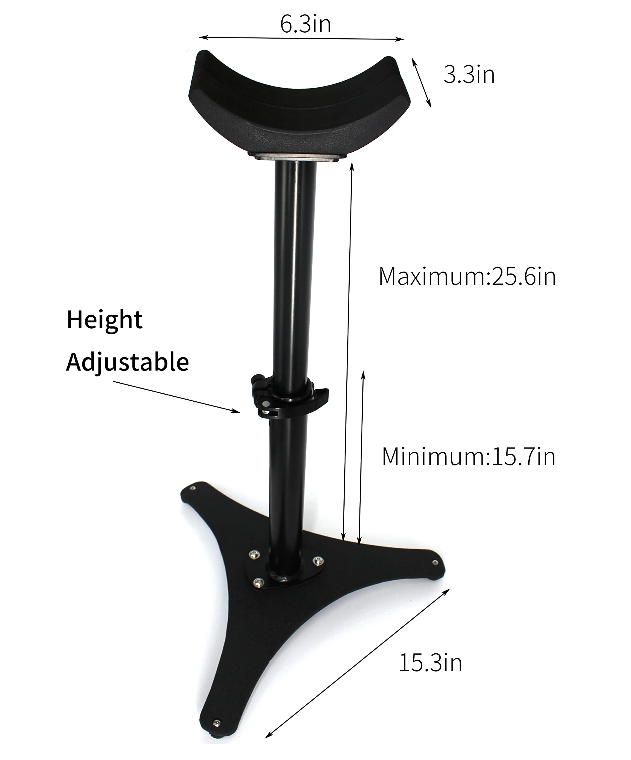 Homcare poste de lime protégé par caoutchouc pour limiter les dommages.