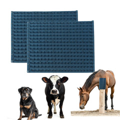 Homcare pad grattage cheval bleu ensemble, relief doux pour cheval