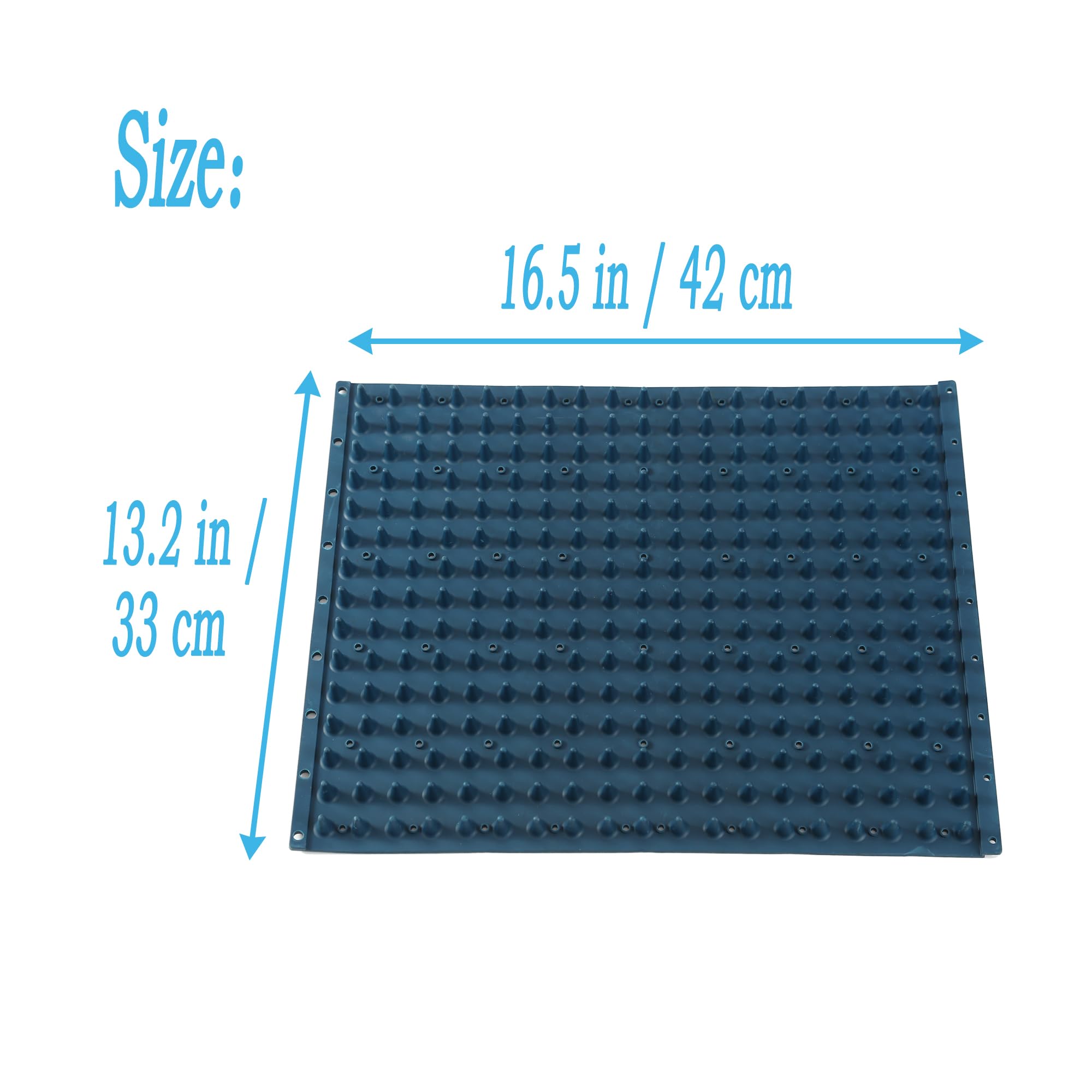 Homcare tapis grattage durabilite caoutchouc bleu, matériaux sûrs