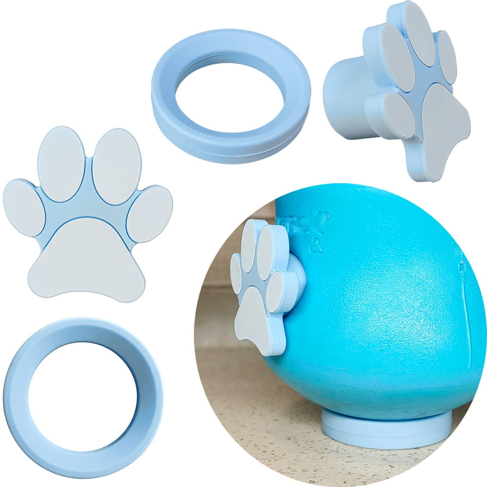 Bouchon silicone HOMDSG anti-fuite pour jouet chien, évite les fuites lors du remplissage.