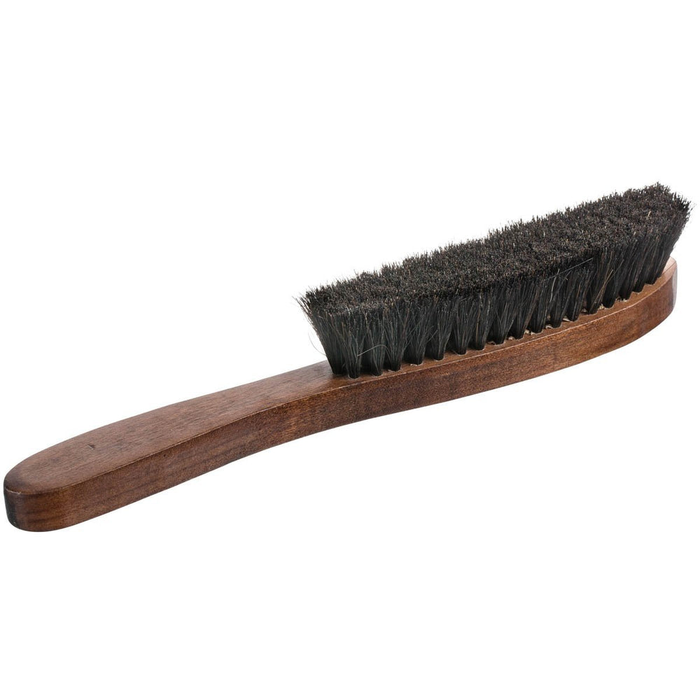 Home IT brosse avec manche en bois de noyer, nettoyage en douceur des textiles délicats