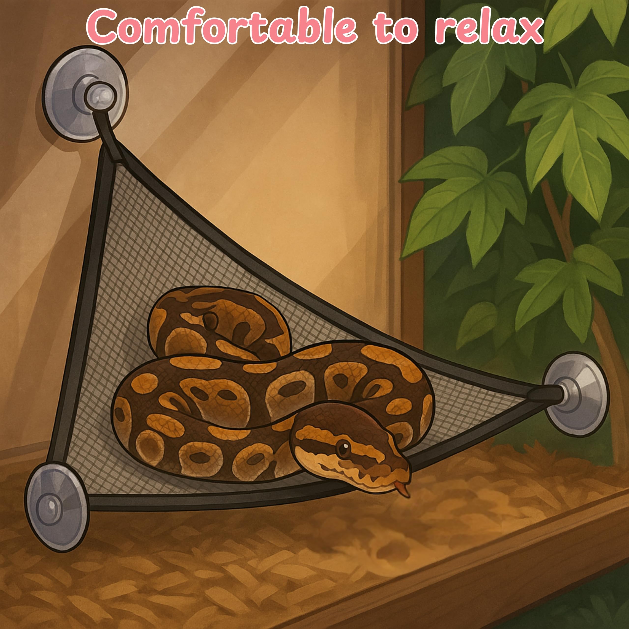 Accessoires serpent Homedy Crafts pour terrarium, ensemble complet et polyvalent.