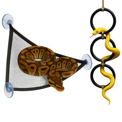 Hamac Serpent Enrichissement Homedy Crafts: repos en hauteur et stimulation.